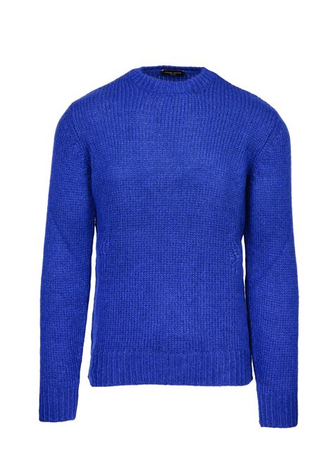 Crew-neck sweater in royal coloring ROBERTO COLLINA |  | RP47001RP4714
